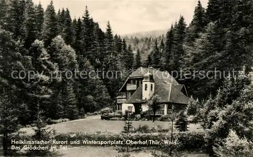 AK / Ansichtskarte Oberhof_Thueringen Das Gloeckchen im Tal Oberhof Thueringen