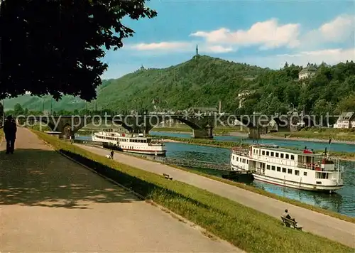 AK / Ansichtskarte Motorschiffe Trier Hafen Zurlauben Motorschiffe