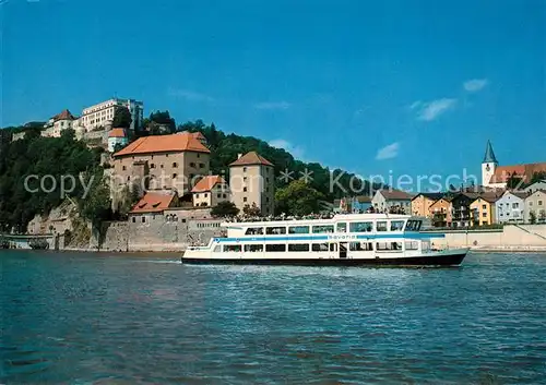 AK / Ansichtskarte Motorschiffe Bavaria Passau Veste Niederhaus Oberhaus  Motorschiffe