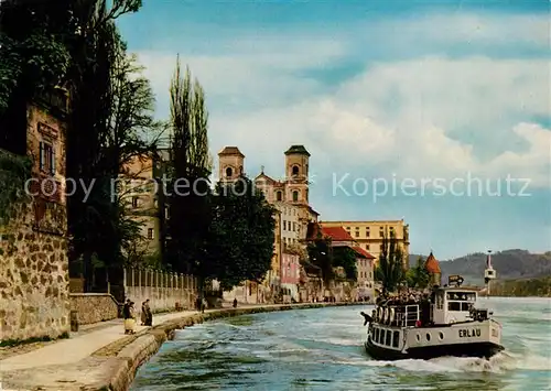 AK / Ansichtskarte Motorboote Erlau Passau Innquai  Motorboote