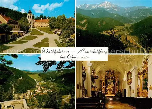 AK / Ansichtskarte Gutenstein_Niederoesterreich Mariahilfberg Wallfahrtskirche  Gutenstein