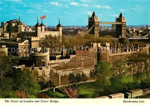 AK / Ansichtskarte London Tower of London Tower Bridge  London