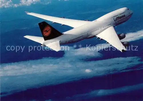 AK / Ansichtskarte Lufthansa Boeing 747 400 Lufthansa