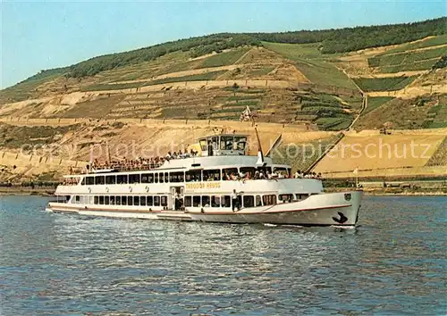AK / Ansichtskarte Motorschiffe Theodor Heuss Bingen Ruedesheimer Faehr  und Schifffahrtsgesellschaft Motorschiffe
