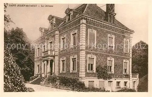 AK / Ansichtskarte Saint Julien du Sault Chateau Schloss Saint Julien du Sault