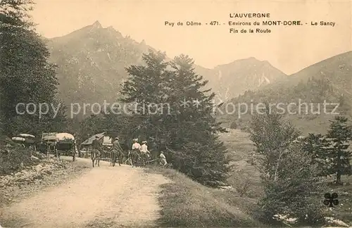 AK / Ansichtskarte Mont Dore_Puy_de_Dome Le Sancy fin de la Route Puy de Dome Mont Dore_Puy_de_Dome