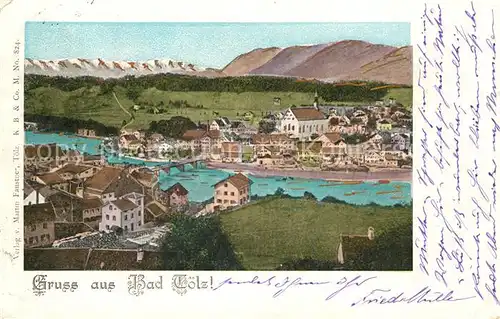 AK / Ansichtskarte Bad_Toelz Panorama Bad_Toelz