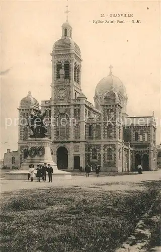 AK / Ansichtskarte Granville_Manche Eglise Saint Paul Granville_Manche