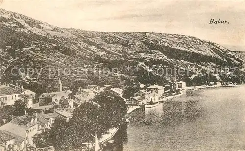 AK / Ansichtskarte Bakar_Croatia Panorama Kueste Bakar Croatia