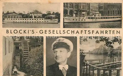 AK / Ansichtskarte Berlin Blocki s Gesellschaftsfahrten Berlin O. 17 Portrait Berlin