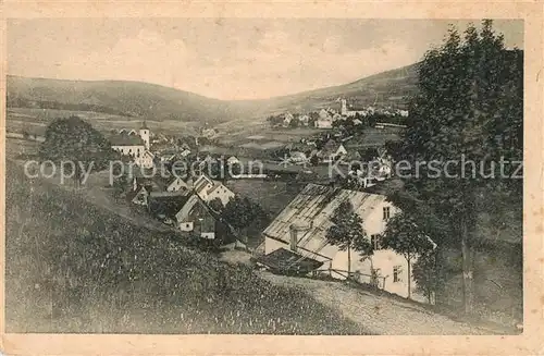 AK / Ansichtskarte Oberwiesenthal_Erzgebirge Panorama Boehmisch Wiesenthal Unterwiesenthal Oberwiesenthal Erzgebirge