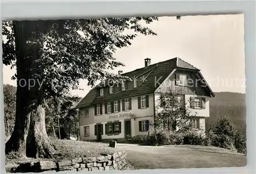 AK / Ansichtskarte Schoenegruend Pension Waldblick Luftkurort im Schwarzwald Schoenegruend