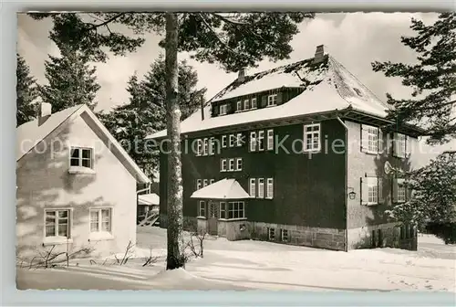 AK / Ansichtskarte Kniebis_Freudenstadt Naturfreundehaus Schwarzwald Kniebis_Freudenstadt