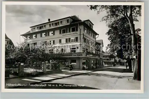 AK / Ansichtskarte Freudenstadt Promenade Hotel Hoehenluftkurort im Schwarzwald Freudenstadt