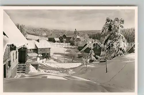 AK / Ansichtskarte Kniebis_Freudenstadt Teilansicht Hoehenluftkurort Wintersportplatz Schwarzwald Kniebis_Freudenstadt