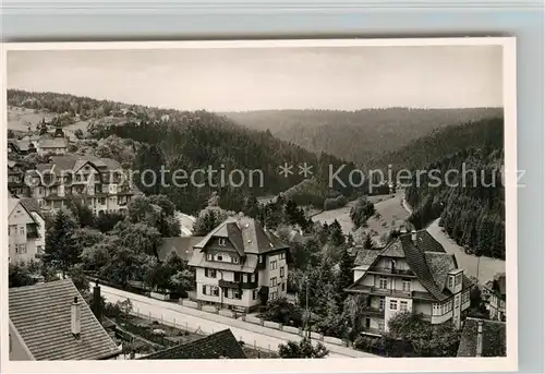 AK / Ansichtskarte Freudenstadt Panorama Blick ins Christophstal Schwarzwald Freudenstadt