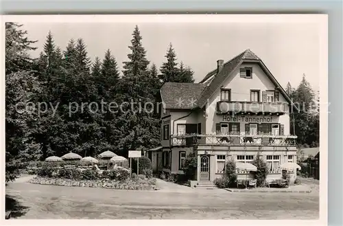 AK / Ansichtskarte Zwieselberg_Freudenstadt Schwarzwald Hotel Tannenhof Zwieselberg_Freudenstadt