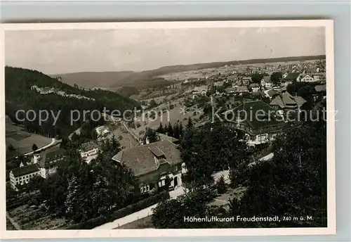 AK / Ansichtskarte Freudenstadt Panorama Kurort im Schwarzwald Freudenstadt
