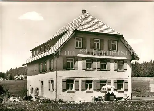 AK / Ansichtskarte Kniebis_Freudenstadt Gaestehaus Pension Haus Schoenblick Kurort im Schwarzwald Kniebis_Freudenstadt