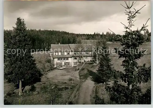 AK / Ansichtskarte Kniebis_Freudenstadt Pension Waldblick Schwarzwald Kniebis_Freudenstadt