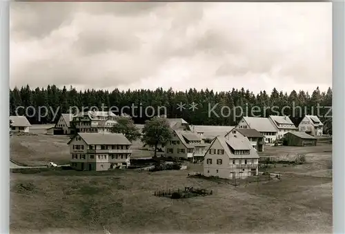 AK / Ansichtskarte Kniebis_Freudenstadt Teilansicht Kurort Wintersportplatz Schwarzwald Kniebis_Freudenstadt