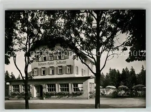 AK / Ansichtskarte Freudenstadt Hoehenhotel Zuflucht Freudenstadt