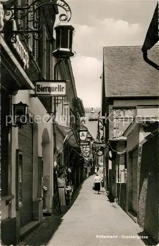 AK / Ansichtskarte Ruedesheim_Rhein Drosselgasse Ruedesheim Rhein