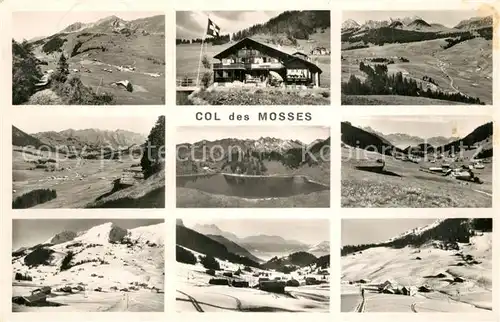 AK / Ansichtskarte Col_des_Mosses Fliegeraufnahmen Berghaus Col_des_Mosses