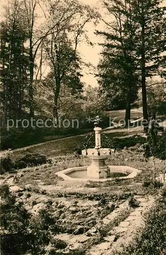 AK / Ansichtskarte Kospoda Vogelbrunnen im Park Kospoda