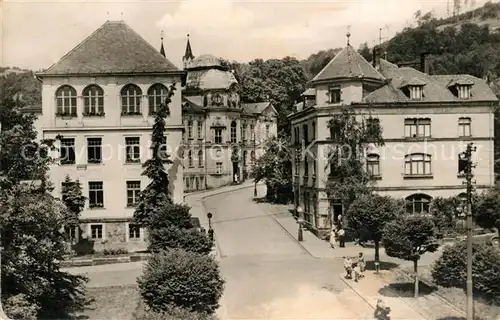 AK / Ansichtskarte Sonneberg_Thueringen Beethovenstrasse mit Deutschem Spielzeugmuseum Sonneberg Thueringen