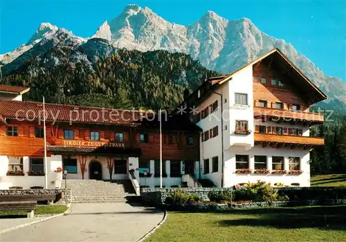 AK / Ansichtskarte Zugspitze Talstation der oesterr Zugspitzbahn Zugspitze