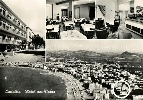 AK / Ansichtskarte Cattolica Hotel des Bains Panorama Cattolica