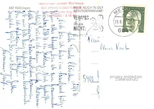 AK / Ansichtskarte Voelklingen Teilansichten Panorama Voelklingen