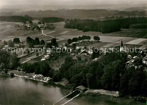 AK / Ansichtskarte Gollenshausen_Chiemsee Fliegeraufnahme Gollenshausen_Chiemsee