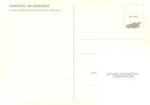 AK / Ansichtskarte Konstanz_Bodensee Landeplatz Staad der Autofaehre Konstanz Meersburg Konstanz_Bodensee