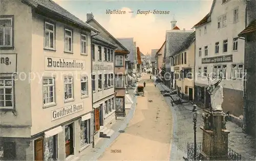 AK / Ansichtskarte Wallduern Hauptstrasse Gasthaus zum gruenen Baum Wallduern