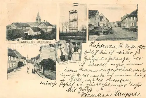 AK / Ansichtskarte Lichtenau_Baden Tracht  Lichtenau_Baden