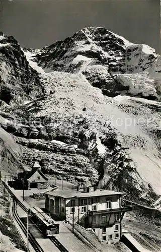 AK / Ansichtskarte Jungfraubahn Station Eigergletscher Jungfraubahn