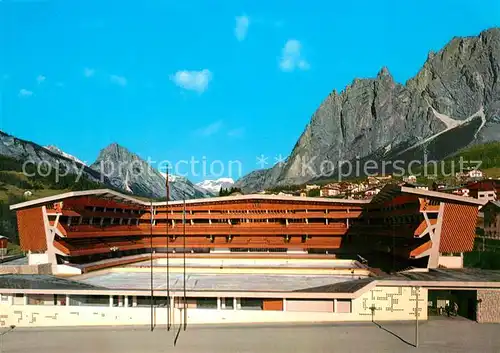 AK / Ansichtskarte Cortina_d_Ampezzo Olympisches Eisstadion Cortina_d_Ampezzo