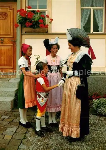 AK / Ansichtskarte Trachten_Schweiz Appenzell  Trachten Schweiz