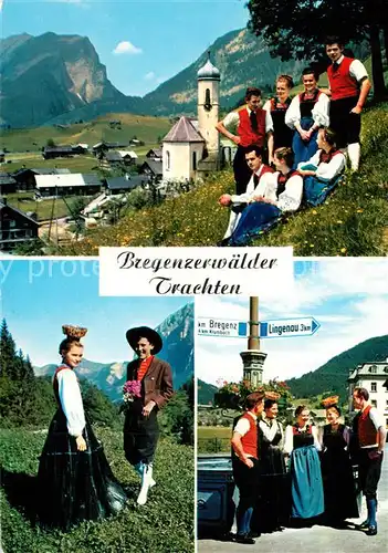 AK / Ansichtskarte Trachten_oesterreich Bregenzerwald  Trachten_oesterreich