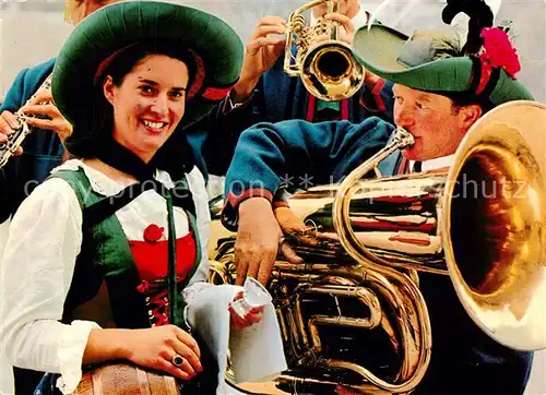 AK / Ansichtskarte Trachten_Tirol Tuba  Trachten Tirol