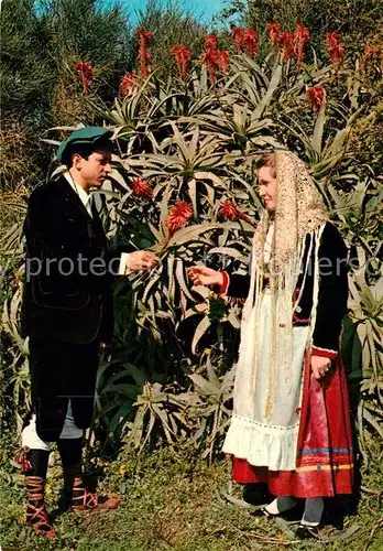 AK / Ansichtskarte Trachten_Italien Calabria  Trachten Italien