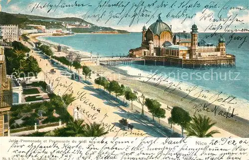AK / Ansichtskarte Nice_Alpes_Maritimes Jetee Promenade et Promenade du midi Nice_Alpes_Maritimes