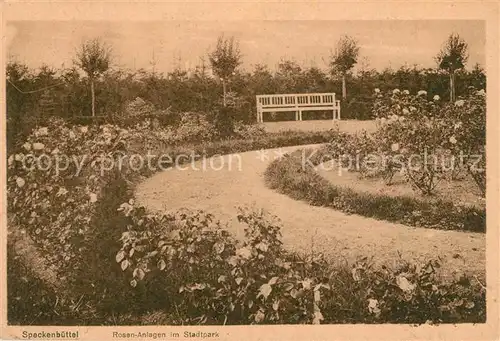AK / Ansichtskarte Speckenbuettel Rosenanlagen im Stadtpark Speckenbuettel