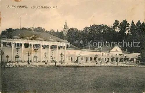 AK / Ansichtskarte Baden Baden Konversationshaus Baden Baden