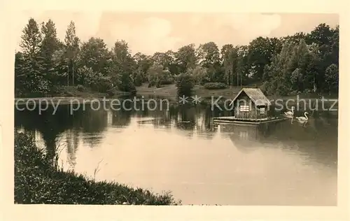 AK / Ansichtskarte Bad_Polzin_Polczyn Zdroj Brodesee Entenhaus Bad_Polzin_Polczyn Zdroj