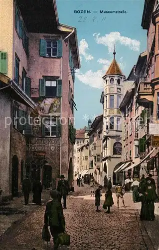 AK / Ansichtskarte Bozen_Suedtirol Museumstrasse Bozen Suedtirol