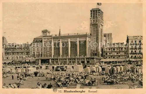 AK / Ansichtskarte Blankenberghe Kursaal Strand Blankenberghe