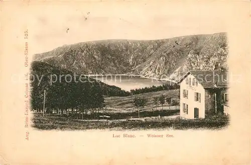AK / Ansichtskarte Lac_Blanc_Haut Rhin Weisser See Hotel Lac_Blanc_Haut Rhin